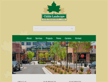 Tablet Screenshot of childslandscape.com